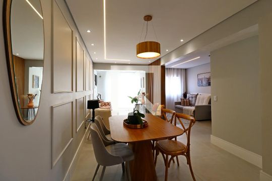 Sala de apartamento à venda com 2 quartos, 57m² em Parque das Nações, Santo André