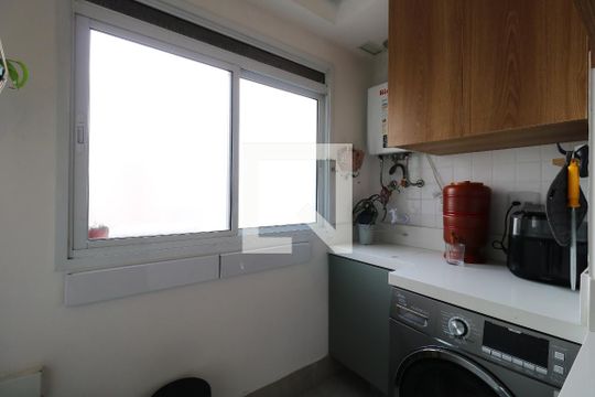 Área de Serviço de apartamento à venda com 2 quartos, 57m² em Parque das Nações, Santo André