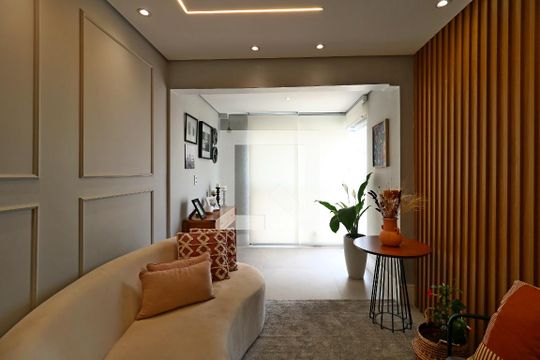 Sala de apartamento à venda com 2 quartos, 57m² em Parque das Nações, Santo André