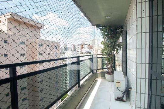 Varanda de apartamento para alugar com 4 quartos, 396m² em Brooklin, São Paulo