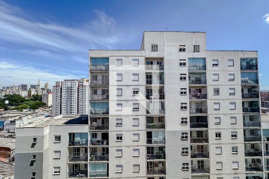 Vista da Sala de apartamento à venda com 2 quartos, 32m² em Brás, São Paulo