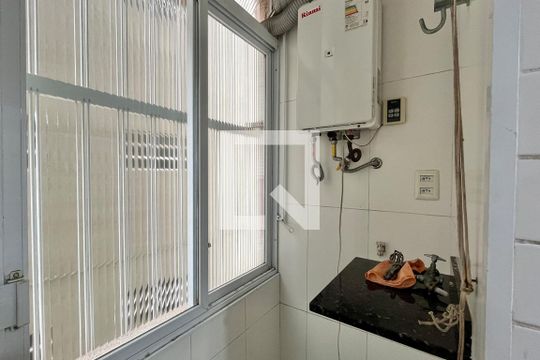 Área de Serviço de apartamento para alugar com 2 quartos, 85m² em Aparecida, Santos