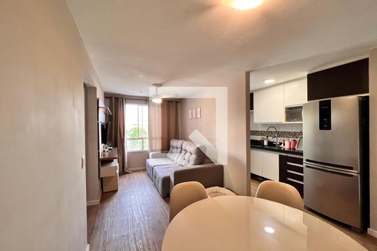 Sala de apartamento à venda com 2 quartos, 48m² em Cidade Satélite Íris, Campinas