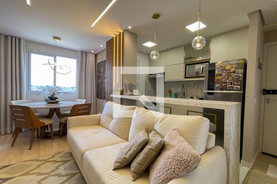 Sala de apartamento à venda com 2 quartos, 51m² em Paulicéia, São Bernardo do Campo