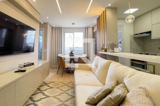Sala de apartamento à venda com 2 quartos, 51m² em Paulicéia, São Bernardo do Campo