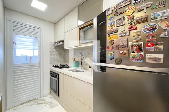 Cozinha de apartamento à venda com 2 quartos, 51m² em Paulicéia, São Bernardo do Campo
