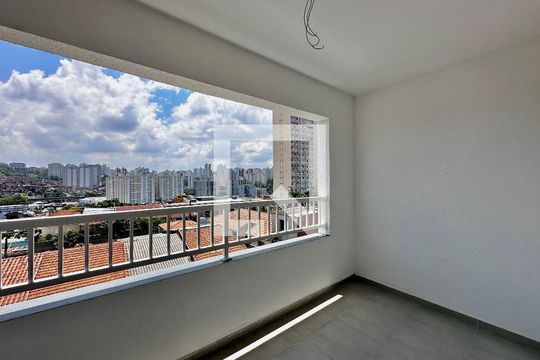 Varanda da Sala/Cozinha de apartamento para alugar com 2 quartos, 35m² em Vila das Belezas, São Paulo