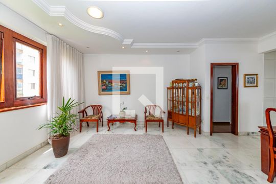 Sala de apartamento à venda com 4 quartos, 130m² em Gutierrez, Belo Horizonte
