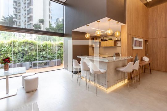 Área comum de apartamento para alugar com 4 quartos, 275m² em Campo Belo, São Paulo
