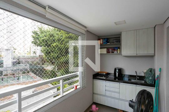 Varanda gourmet de apartamento à venda com 2 quartos, 65m² em Centro, Diadema
