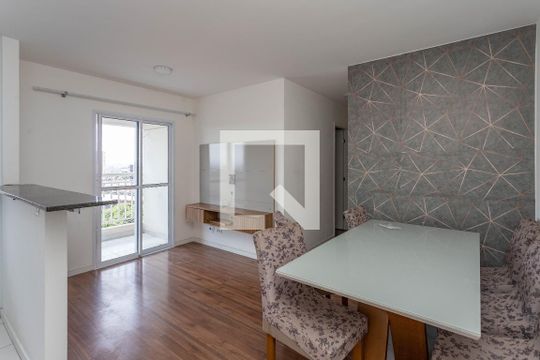 Sala  de apartamento para alugar com 2 quartos, 54m² em Centro, Diadema