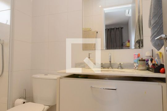 Banheiro da Suíte 2 de apartamento à venda com 2 quartos, 93m² em Vila Campo Grande, São Paulo