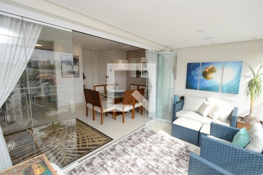 Varanda da Sala de apartamento à venda com 2 quartos, 93m² em Vila Campo Grande, São Paulo