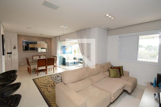 Sala de apartamento à venda com 2 quartos, 93m² em Vila Campo Grande, São Paulo