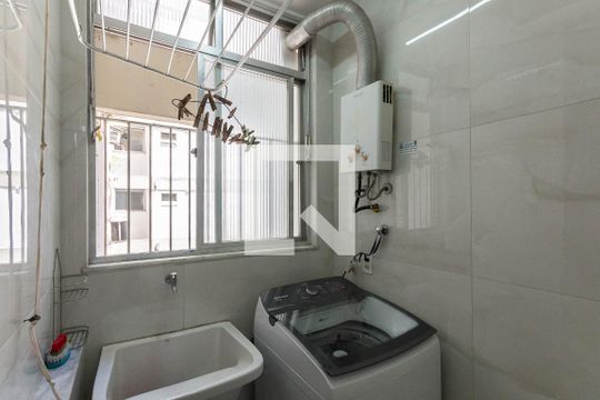 Área de Serviço de apartamento para alugar com 2 quartos, 75m² em Rio Comprido, Rio de Janeiro