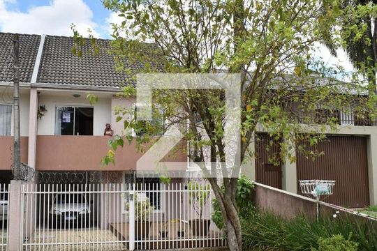 Fachada de casa de condomínio à venda com 3 quartos, 110m² em Santa Cândida, Curitiba