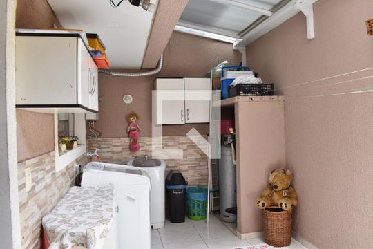 Área de Serviço de casa de condomínio à venda com 3 quartos, 110m² em Santa Cândida, Curitiba