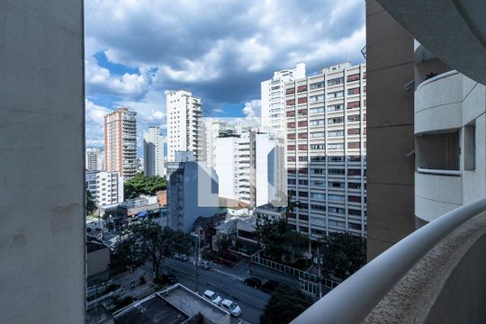 Vista da Varanda de kitnet/studio para alugar com 1 quarto, 28m² em Perdizes, São Paulo