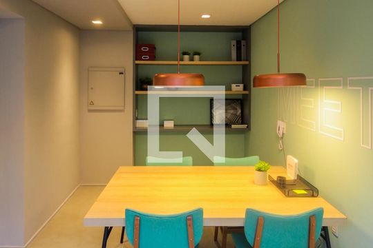 Área comum - CoWorking de apartamento para alugar com 2 quartos, 55m² em Vila Dom Pedro I, São Paulo