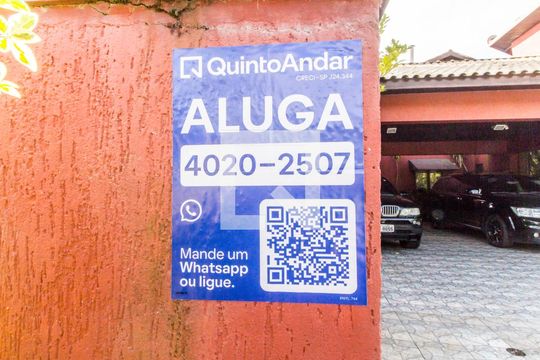 Vista da Rua de casa de condomínio para alugar com 3 quartos, 310m² em Morada das Flores (aldeia da Serra), Barueri