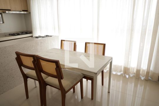 Sala de Jantar de apartamento para alugar com 3 quartos, 78m² em Setor Pedro Ludovico, Goiânia