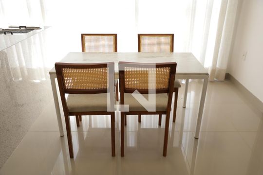 Sala de Jantar de apartamento para alugar com 3 quartos, 78m² em Setor Pedro Ludovico, Goiânia