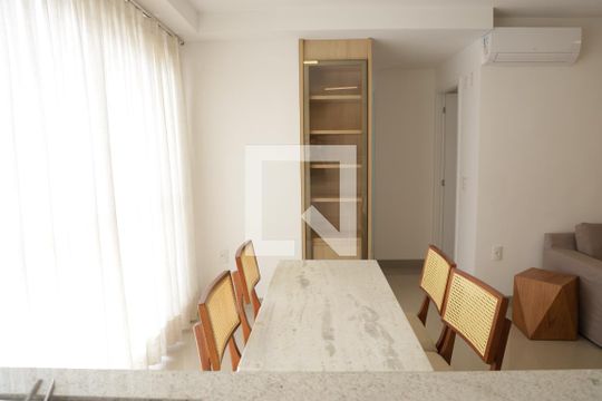 Sala de Jantar de apartamento para alugar com 3 quartos, 78m² em Setor Pedro Ludovico, Goiânia