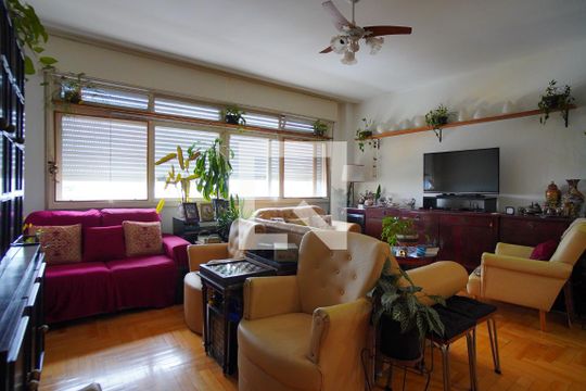 Sala de apartamento à venda com 3 quartos, 107m² em Independência, Porto Alegre