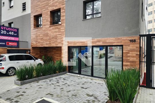 Fachada do Condomínio de kitnet/studio à venda com 1 quarto, 26m² em Centro, São Bernardo do Campo