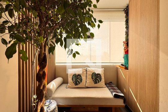 Sacada de apartamento à venda com 2 quartos, 65m² em Jardim Bela Vista, Santo André