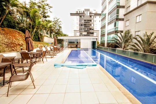 Área comum - Piscina de apartamento à venda com 4 quartos, 106m² em Buritis, Belo Horizonte