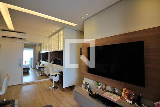 Sala  de apartamento à venda com 2 quartos, 77m² em Centro, São Bernardo do Campo