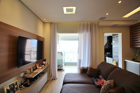 Sala  de apartamento à venda com 2 quartos, 77m² em Centro, São Bernardo do Campo