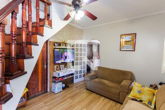 Sala de casa à venda com 3 quartos, 100m² em Vila Curuçá, Santo André