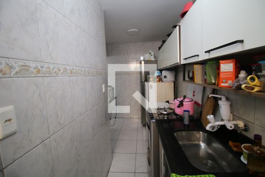 Cozinha de apartamento à venda com 2 quartos, 50m² em Brás de Pina, Rio de Janeiro