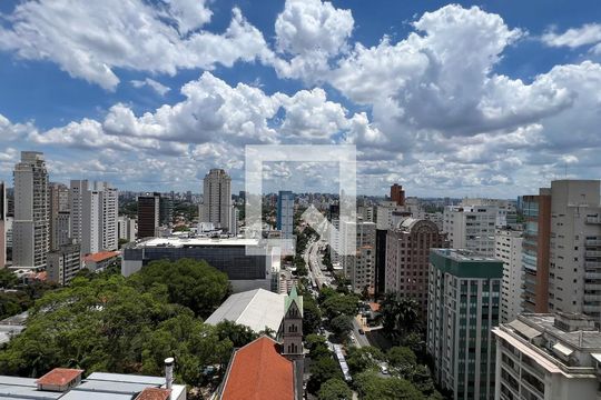 Varanda de kitnet/studio para alugar com 1 quarto, 21m² em Jardim Paulista, São Paulo