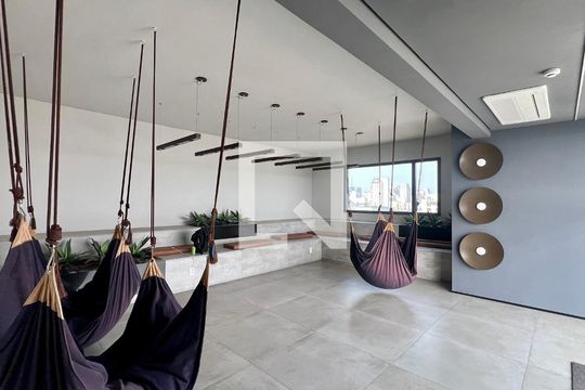 Área comum de kitnet/studio para alugar com 1 quarto, 21m² em Jardim Paulista, São Paulo