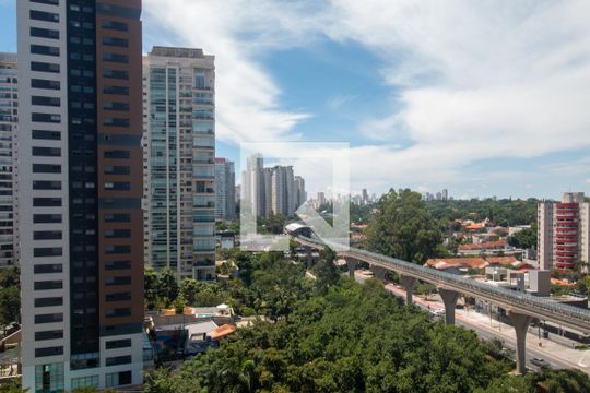 Vista de apartamento para alugar com 1 quarto, 27m² em Campo Belo, São Paulo