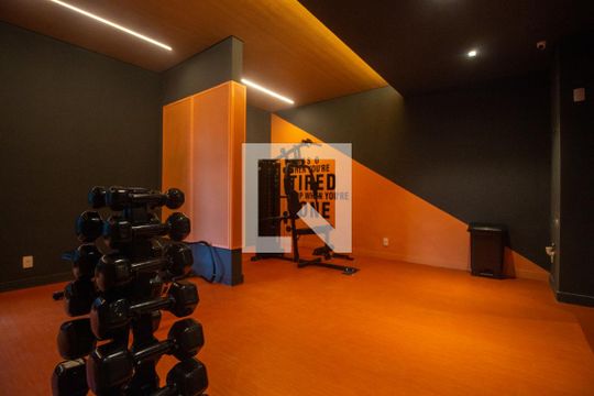 Academia de apartamento para alugar com 1 quarto, 27m² em Campo Belo, São Paulo
