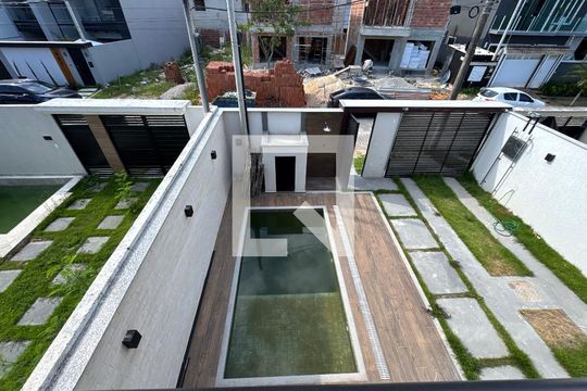 Suíte 1 - Varanda - Vista de casa de condomínio à venda com 4 quartos, 180m² em Vargem Pequena, Rio de Janeiro