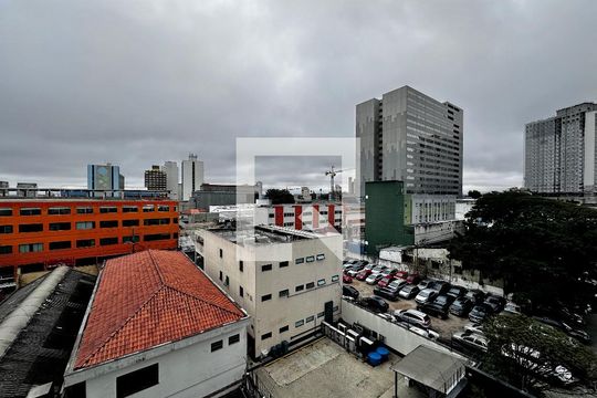 Vista da Sacada de kitnet/studio para alugar com 1 quarto, 25m² em Santo Amaro, São Paulo