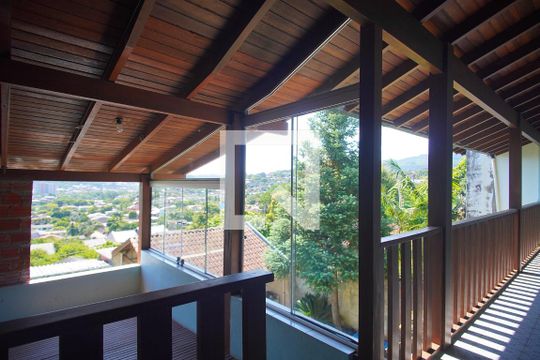 varanda do Quarto 1 de casa à venda com 4 quartos, 296m² em São Jorge, Novo Hamburgo