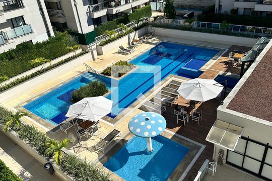 Área comum - Piscina de apartamento à venda com 3 quartos, 148m² em Recreio dos Bandeirantes, Rio de Janeiro