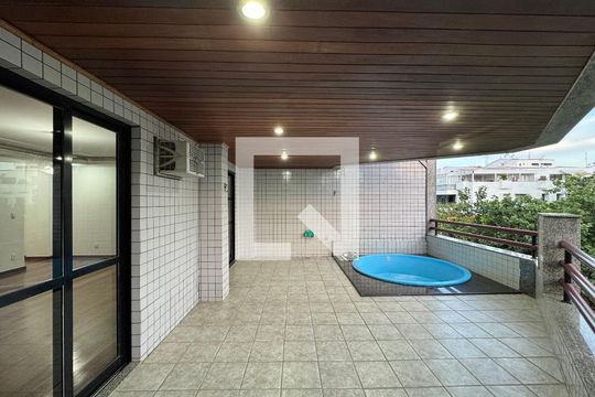 Varanda Sala de apartamento à venda com 3 quartos, 180m² em Recreio dos Bandeirantes, Rio de Janeiro