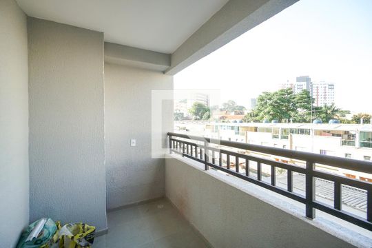 Varanda de kitnet/studio à venda com 1 quarto, 29m² em Chácara Seis de Outubro, São Paulo
