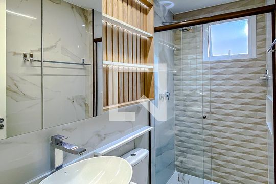 Banheiro da Suíte de apartamento à venda com 3 quartos, 72m² em Cambuci, São Paulo