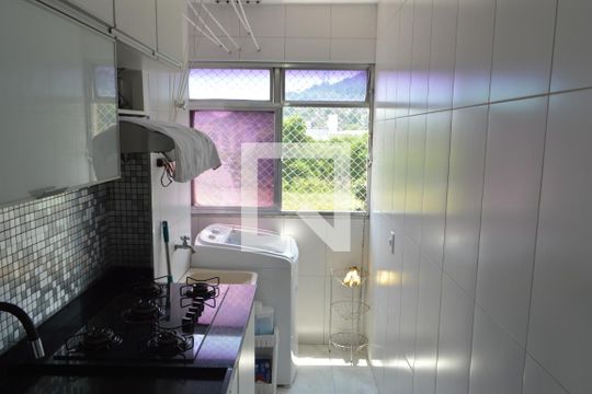 Área de Serviço de apartamento à venda com 2 quartos, 60m² em Taquara, Rio de Janeiro