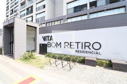 Fachada de kitnet/studio para alugar com 1 quarto, 29m² em Bom Retiro, São Paulo