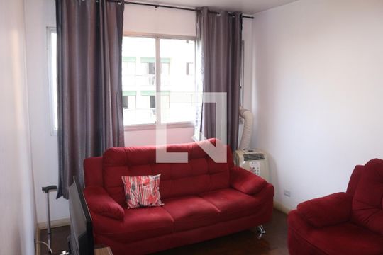 Sala de apartamento para alugar com 1 quarto, 60m² em Santo Antônio, São Caetano do Sul