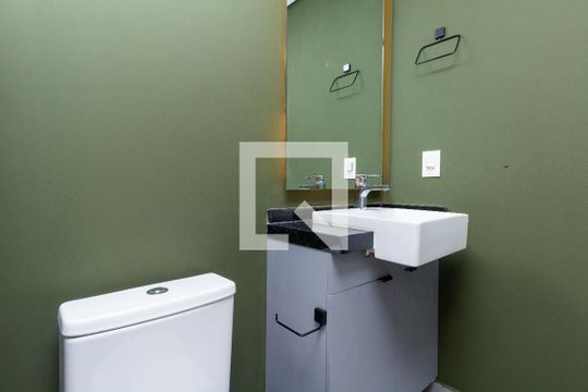 Banheiro de kitnet/studio à venda com 1 quarto, 20m² em Vila Gomes Cardim, São Paulo